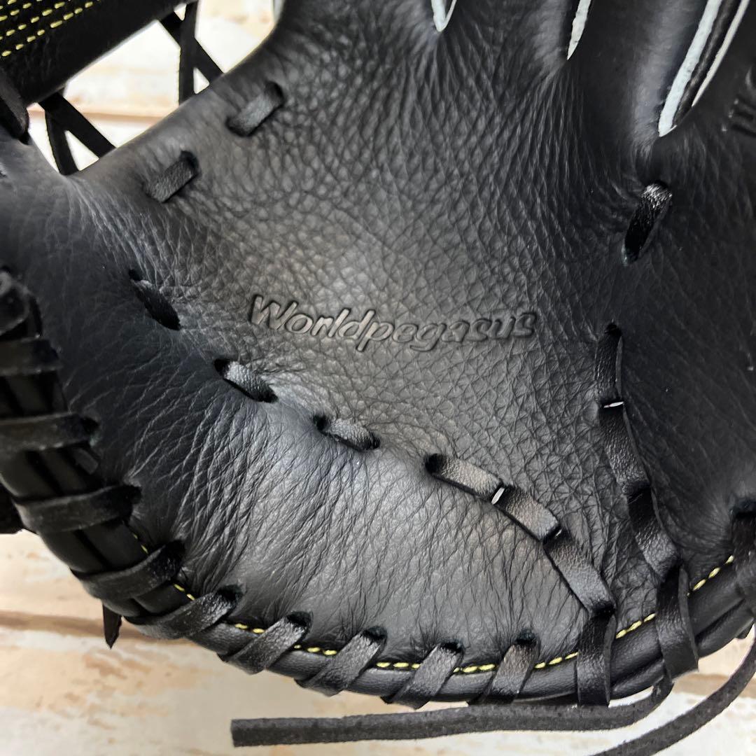 ワールドペガサス　キッズ用　軟式野球用グローブ　黒　右投　新品