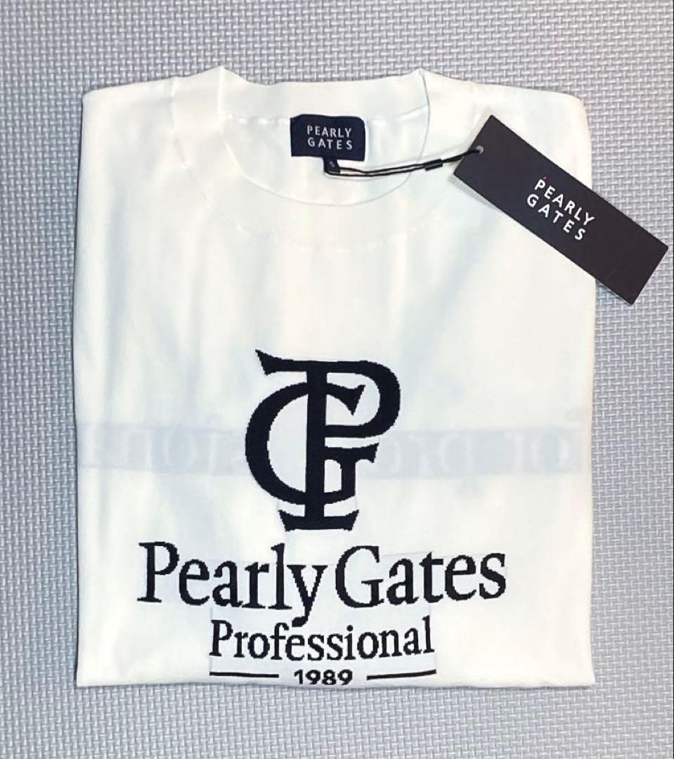 パーリーゲイツ PGPRO レーヨン&ポリ. ニットプルオーバー（WHT／5）