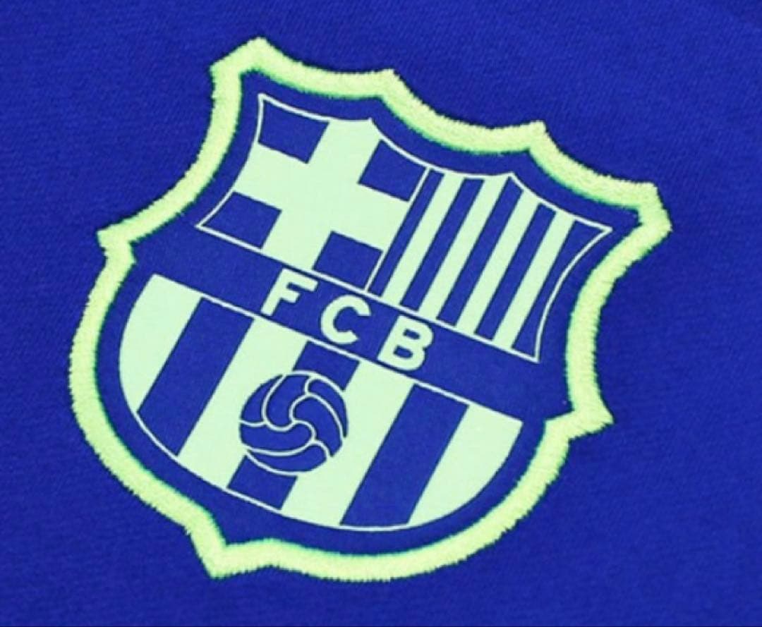 新品 XL NIKE×FC バルセロナ サッカードリルトップ ロングTシャツ