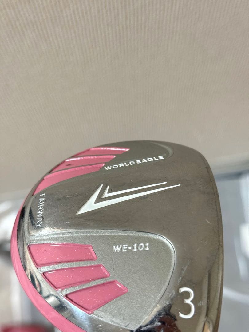 レディース ゴルフクラブセット ピンクWE-101 world golf