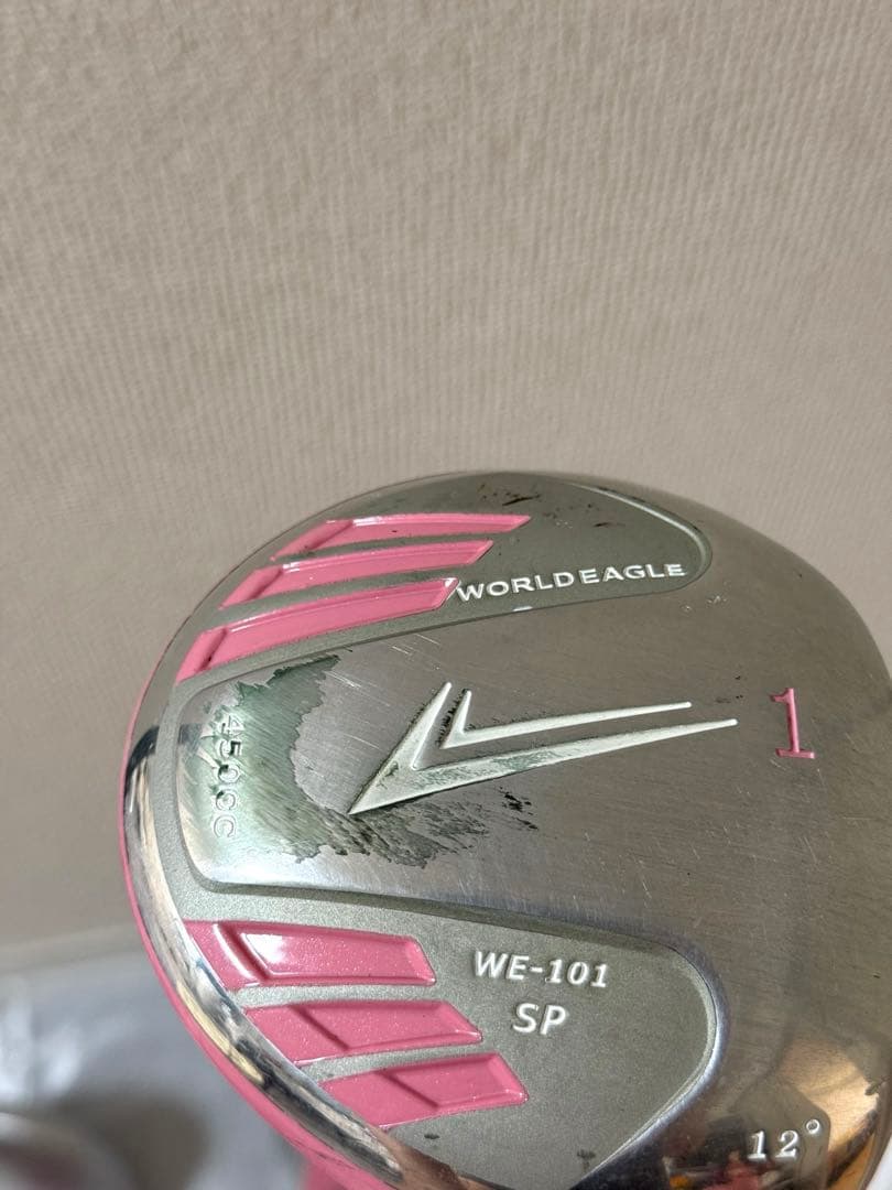 レディース ゴルフクラブセット ピンクWE-101 world golf