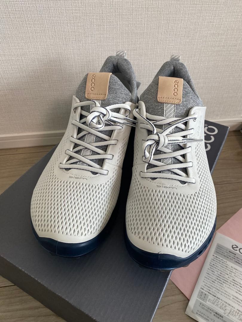 新品ecco BIOM エコー バイオム ゴルフシューズ スパイクレス ホワイト