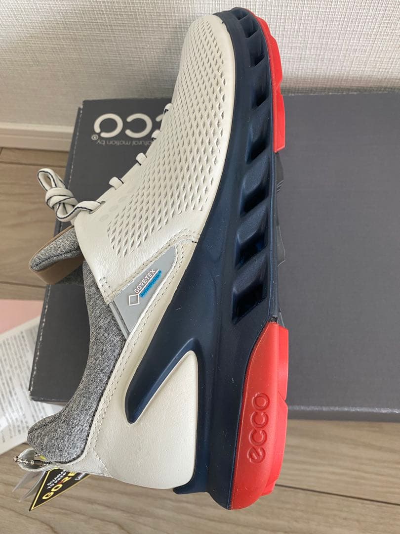 新品ecco BIOM エコー バイオム ゴルフシューズ スパイクレス ホワイト