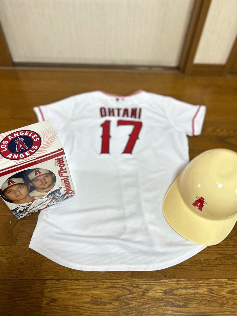 ANGELS ユニフォーム OHTANI バブルヘッド付き