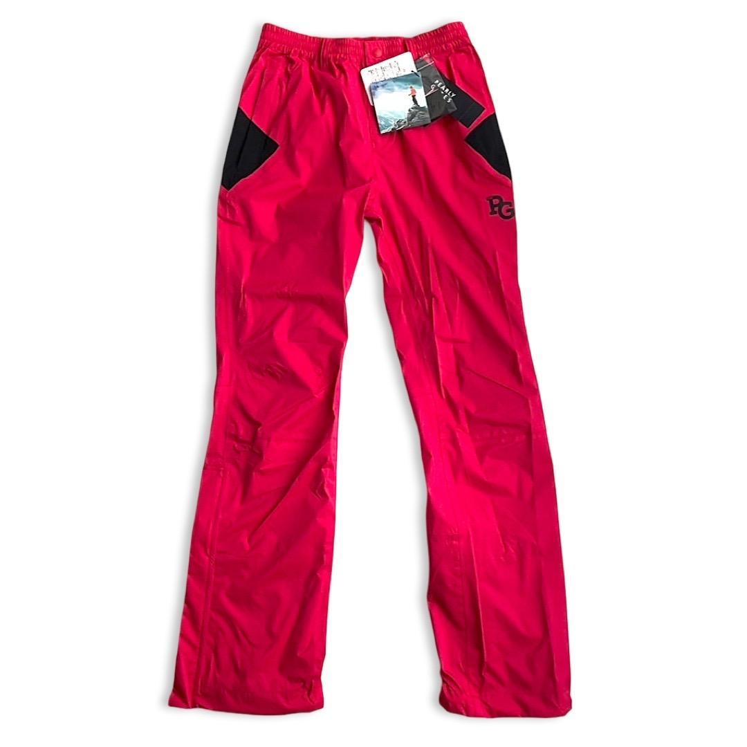 695 パーリーゲイツ 定価61,600円ビックロゴ レインウェア ピンク0 S