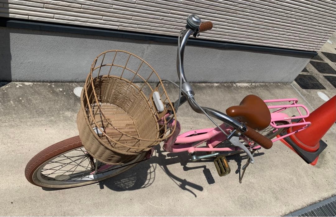 ダイワサイクル　自転車　20インチ　シルバーリング　SRC20 ピンク　女の子