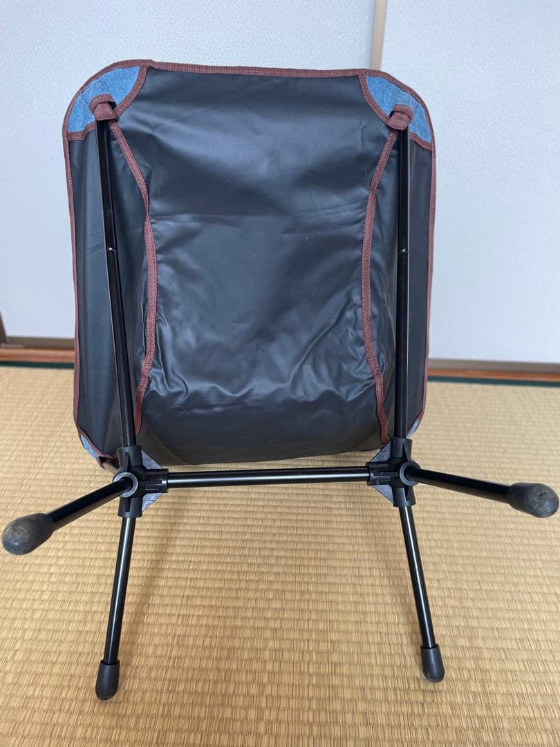 デニム調折りたたみアウトドアチェア 2つセット