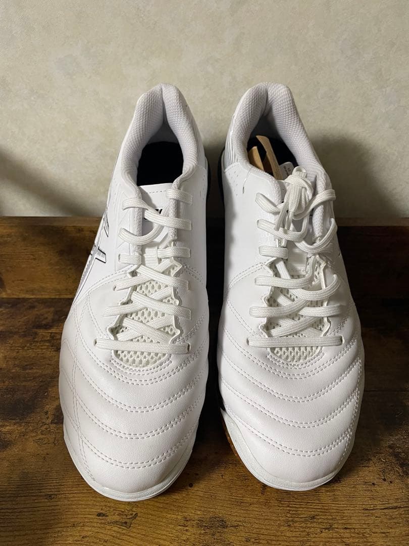 【新品・未使用】asics CALCETTO WD 9 屋内用　ワイド　白
