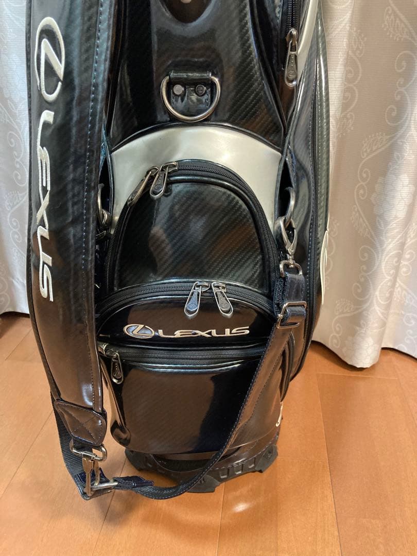 LEXUS レクサス　キャディバッグ　美品　ゴルフ　バッグ　メンズ
