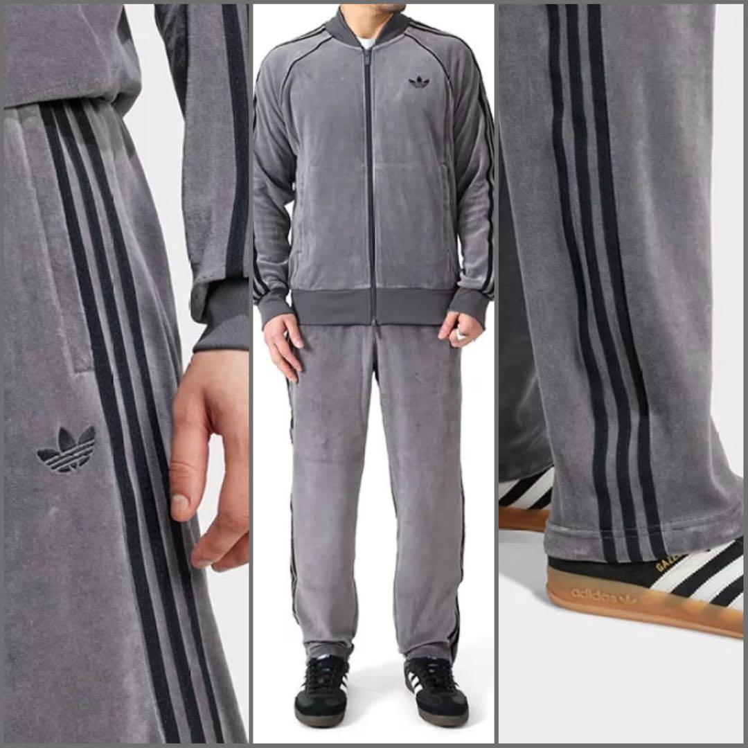 美品 adidas originals ベロア トラックパンツ M 男女兼用