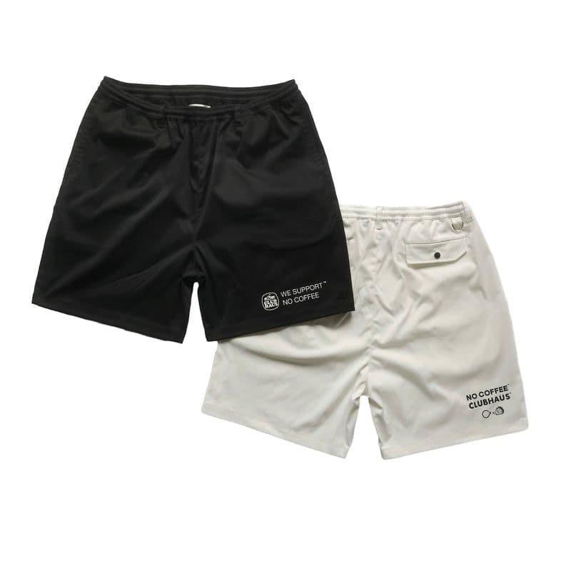 【M】NO COFFEE × CLUBHAUS NYLON SHORT PANT