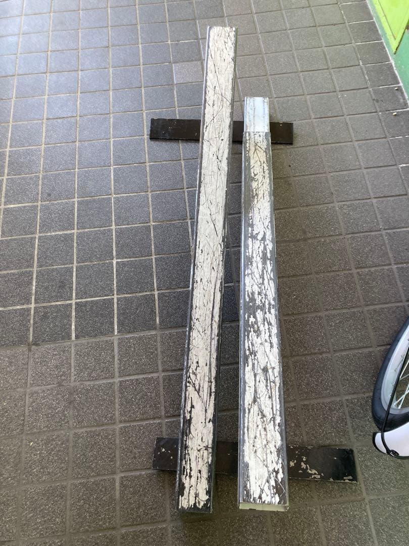 スケートボード　角レール 分割式　2m