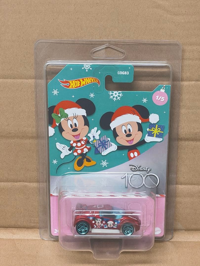 新品未開封　ホットウィール ディズニー 100周年記念 クリスマス コンプリート
