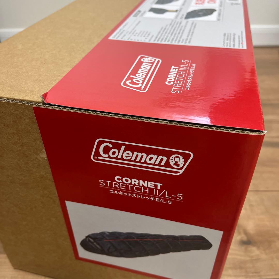 【新品未開封】Coleman コールマン　コルネットストレッチⅡ/L-5 寝袋