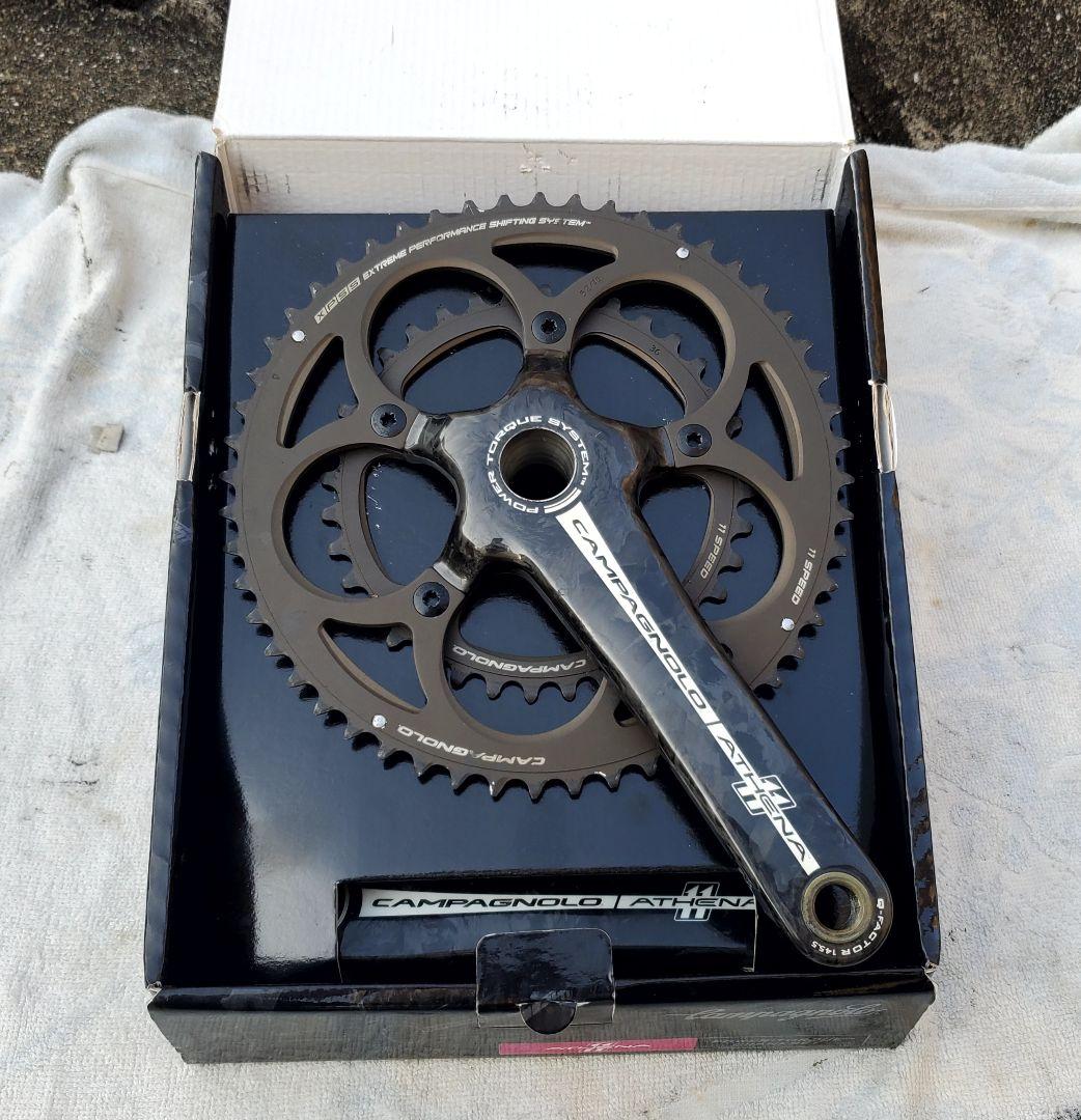 カンパニョーロ 11s アテナ カーボンクランク 165mm　BBカップ付き！