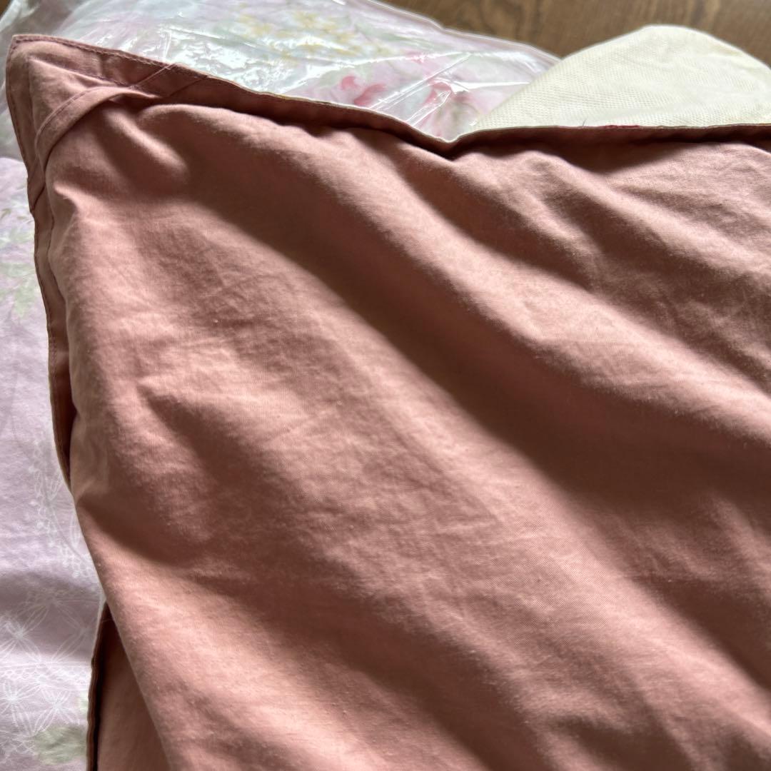 【専用になりました】羽根掛け布団（透明カバー付き）