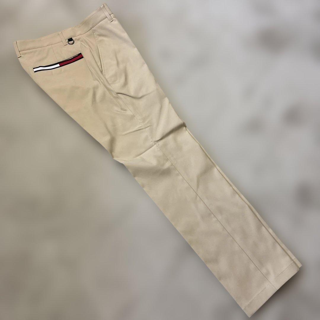 美品☆ HILFIGETメンズ　ゴルフパンツ　ベージュ　S