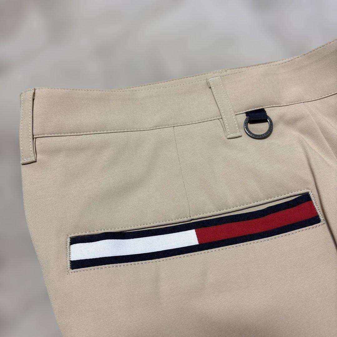 美品☆ HILFIGETメンズ　ゴルフパンツ　ベージュ　S