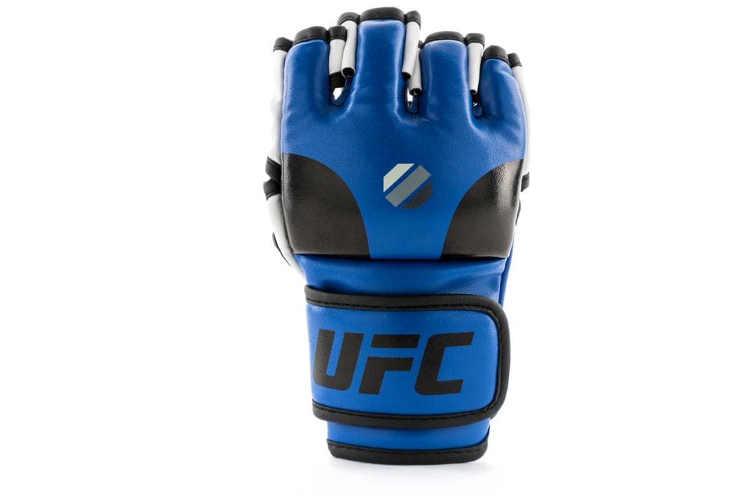 在庫処分！UFC オープンパームMMAトレーニンググローブ 青色 L/XL