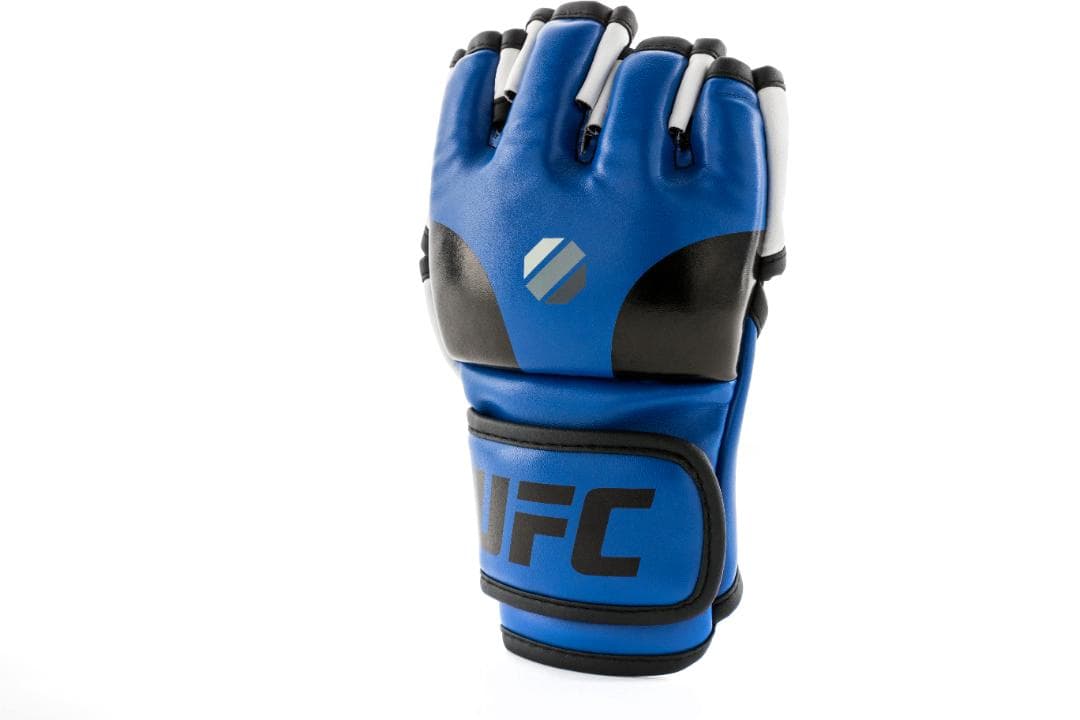 在庫処分！UFC オープンパームMMAトレーニンググローブ 青色 L/XL