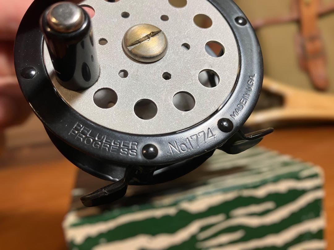 USA製　ヴィンテージ fly reel フライリール 箱付き レトロ