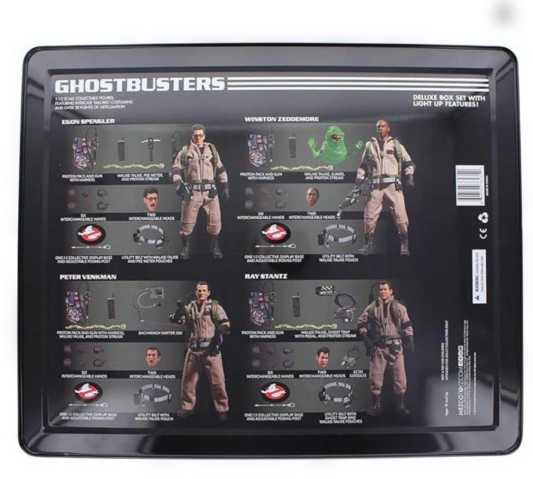 新品 メスコワン:12 ゴーストバスターズ アクションフィギュアボックスセット