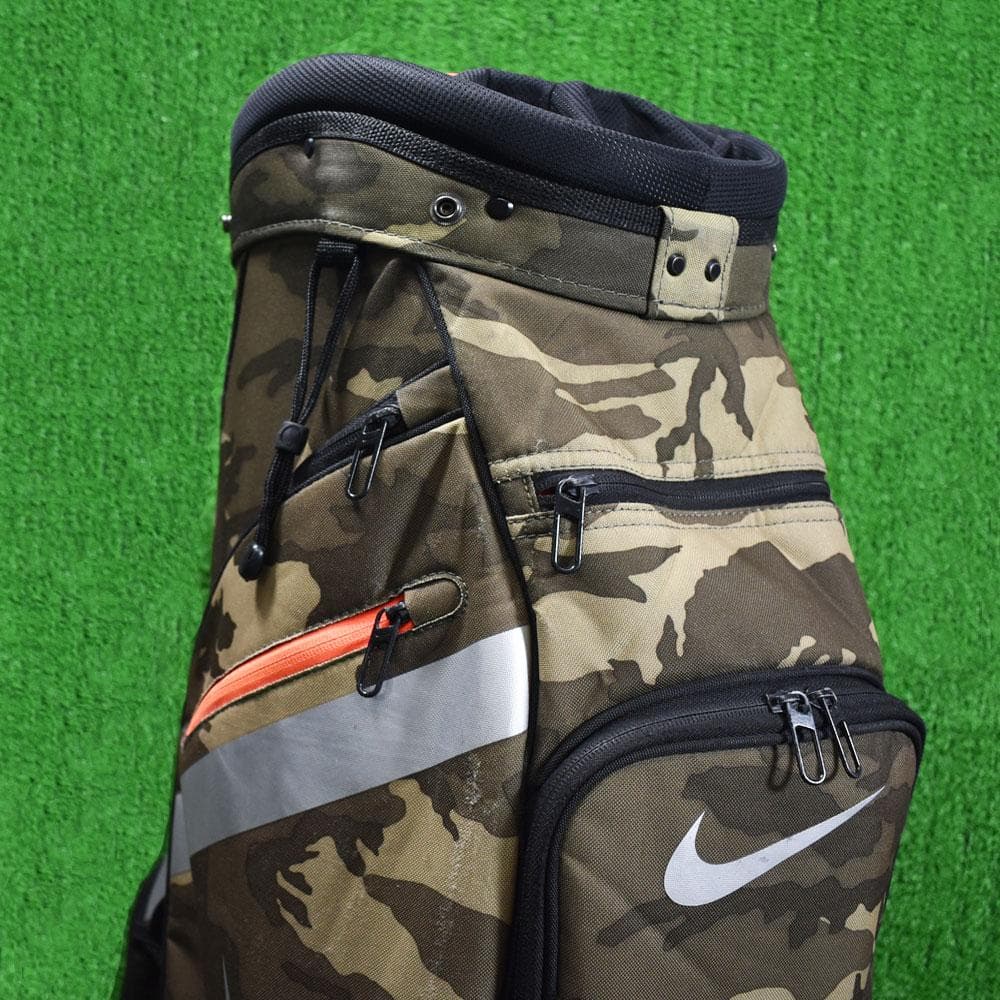 NIKE/ナイキ ゴルフ 軽量キャディバッグ９型【カモ】中古！