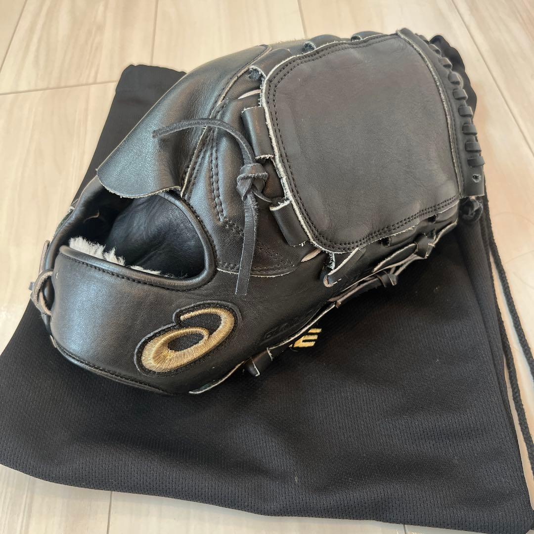 ゴールドステージ 野球グローブ 黒　ピッチャー