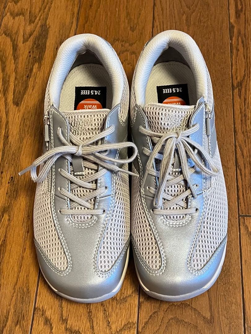 アサヒ KV7737メディカルウォーク 24.5 EEEE ベージュメタリック