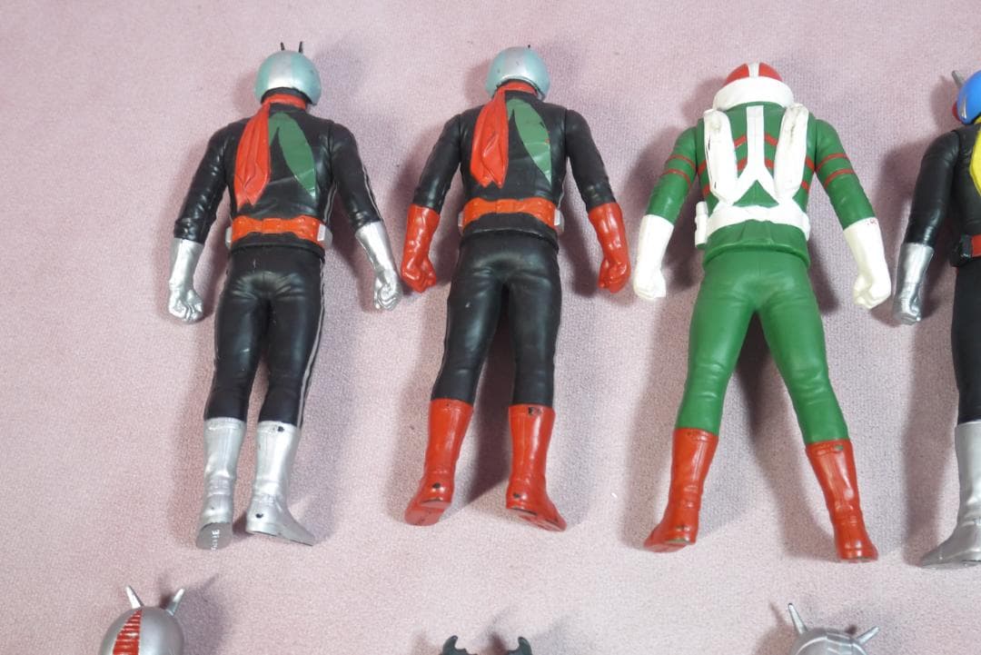 レジェンドライダーシリーズ　昭和シリーズ　ソフビ12体
