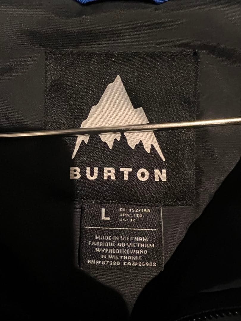 BURTON ブラック フード付きジャケット L