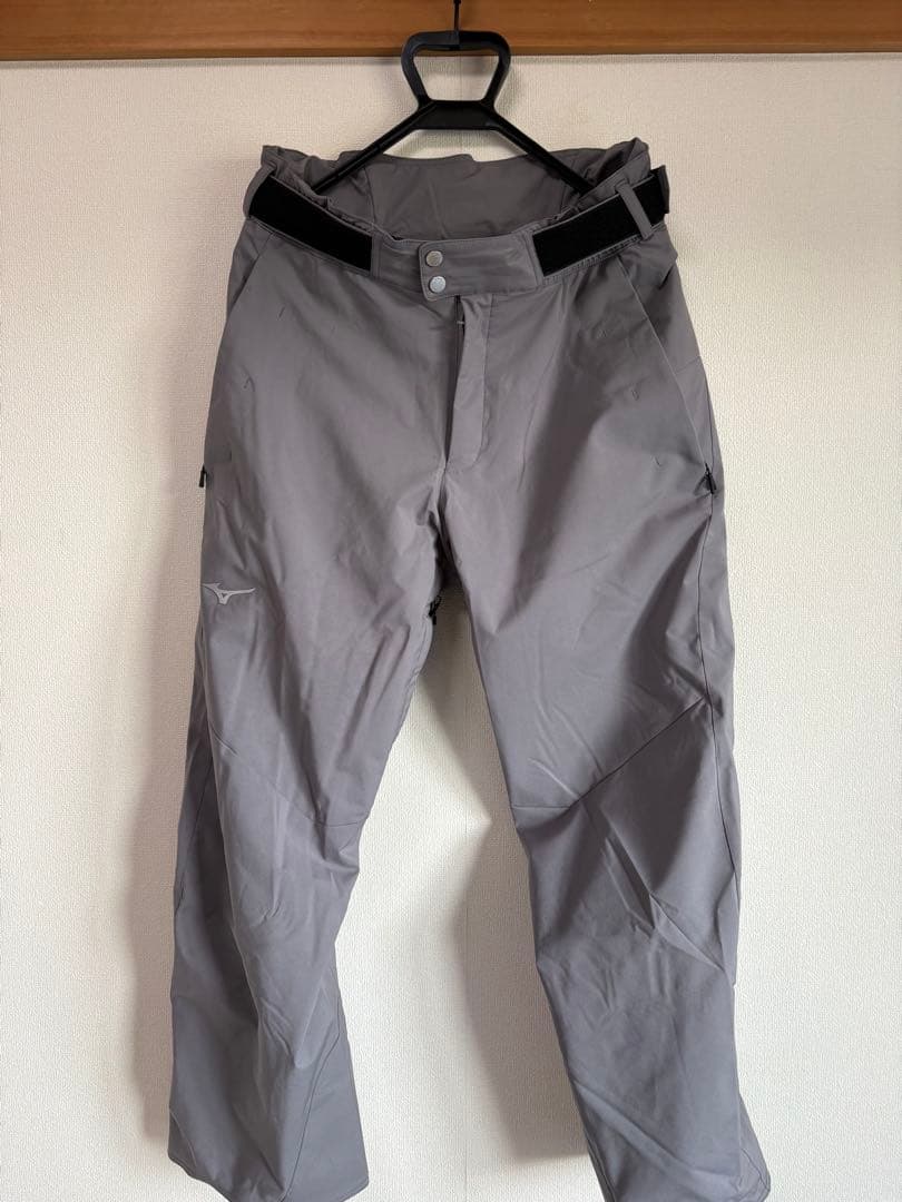 25-26 MIZUNOスキーウェアセット　グレー美品