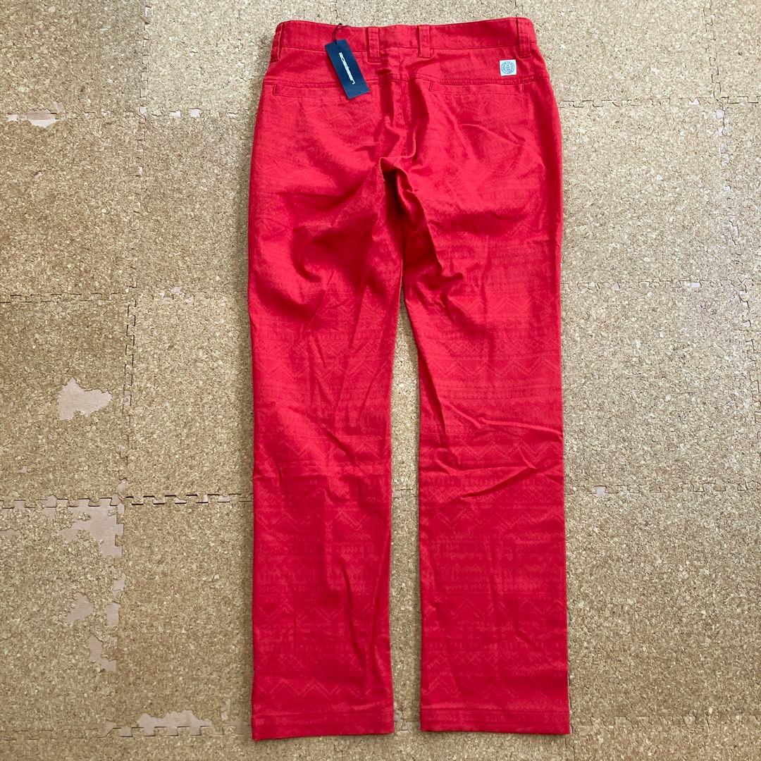 【未使用】ロサーセン　rosasen パンツ　ゴルフパンツ　W82 メンズ　赤