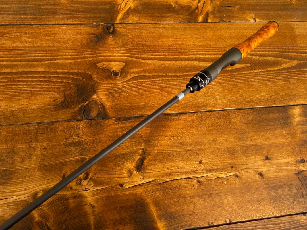 トラウトロッド　ウッド調　625UL 524UL スピニングロッド　パックロッド