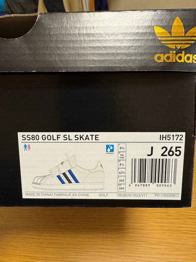 【新品未使用】アディダス SS80 GOLF SL SKATE 26.5cm