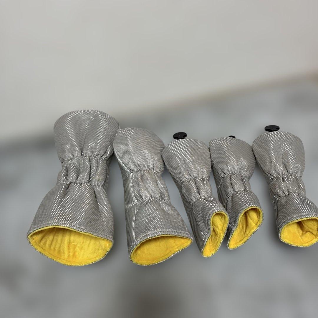 超美品‼️ ecco エコー　キャディバッグ　ヘッドカバー５個セット