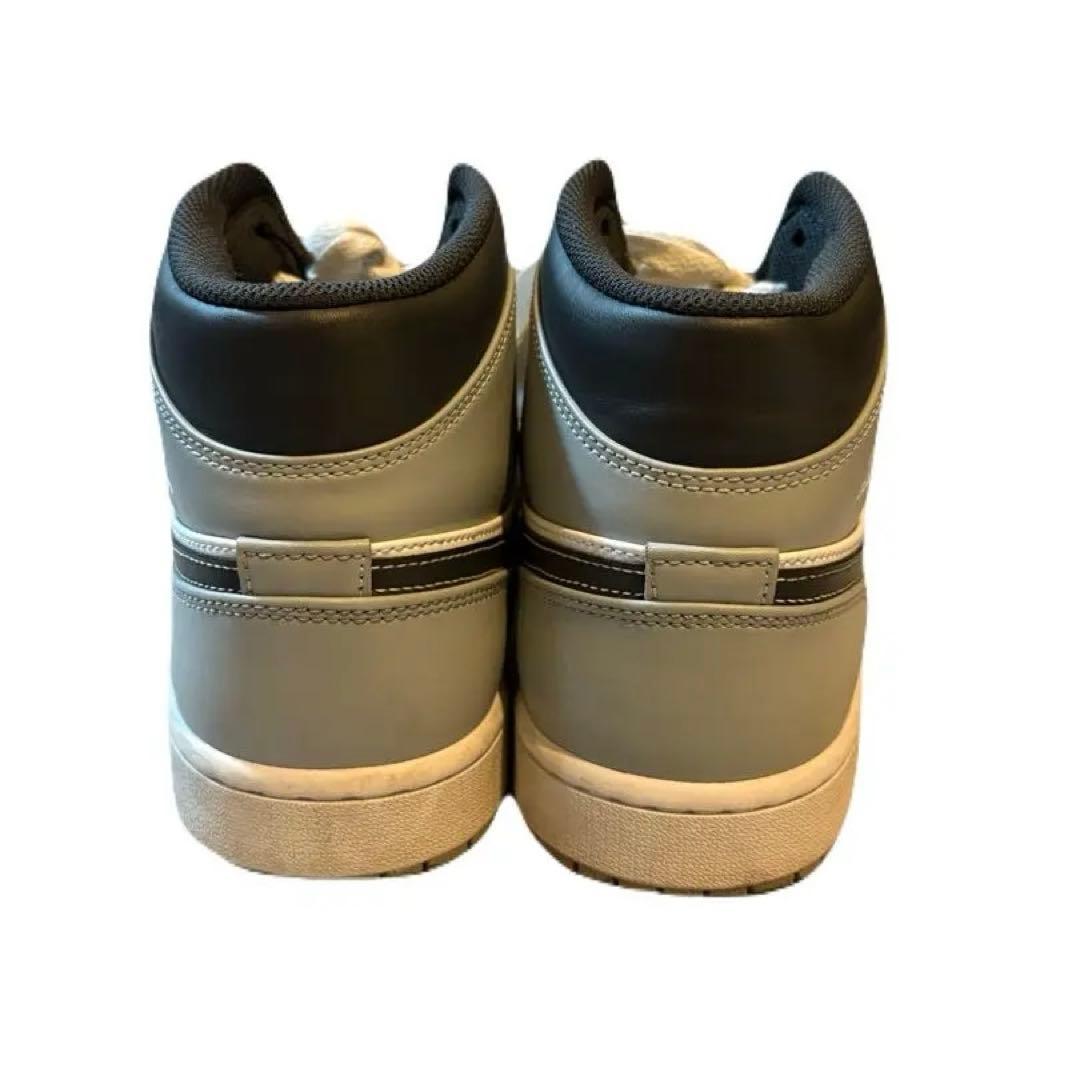 Air Jordan 1 グレー/ホワイト ハイカットシューズ