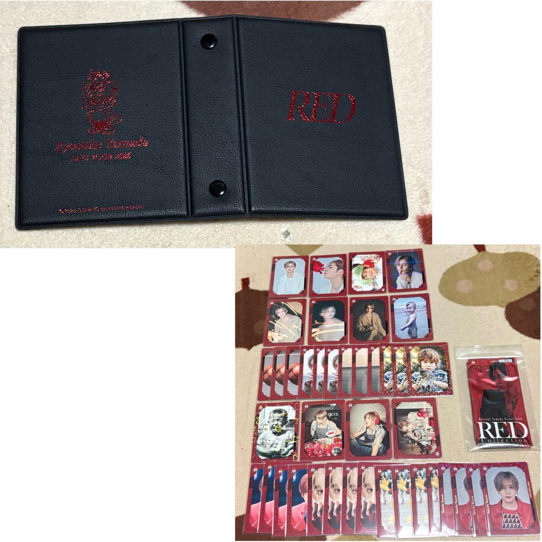 山田涼介 RED カードホルダー ビジュアルカード(おまけ 袋)まとめ売り