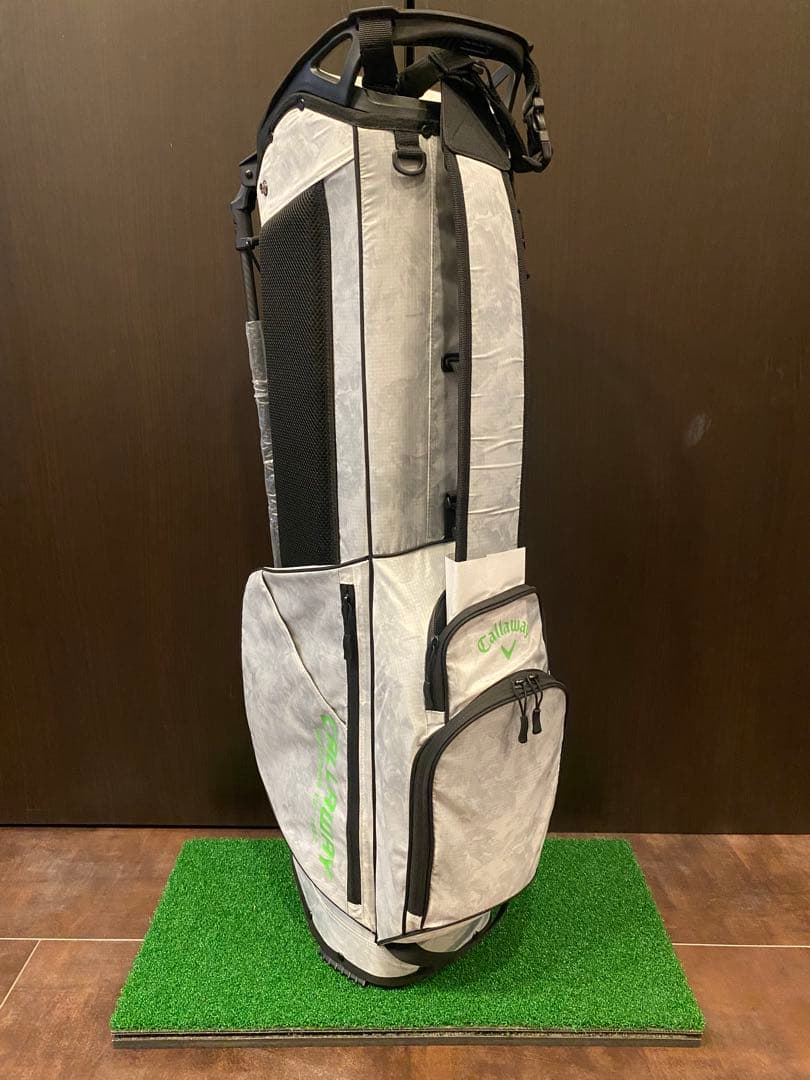 callaway キャロウェイ アスレ スタンド キャディバッグ ライトグレー