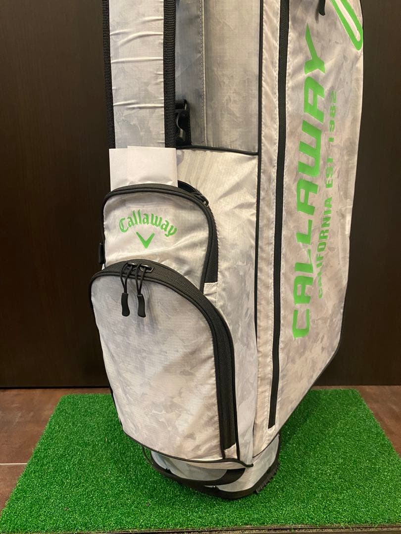 callaway キャロウェイ アスレ スタンド キャディバッグ ライトグレー