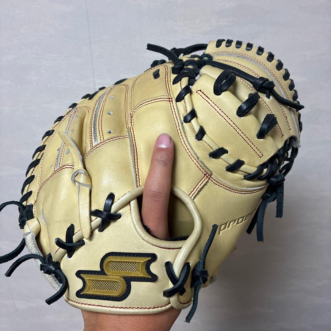 【ほぼ新品】SSK プロエッジキャッチャーミット軟式用