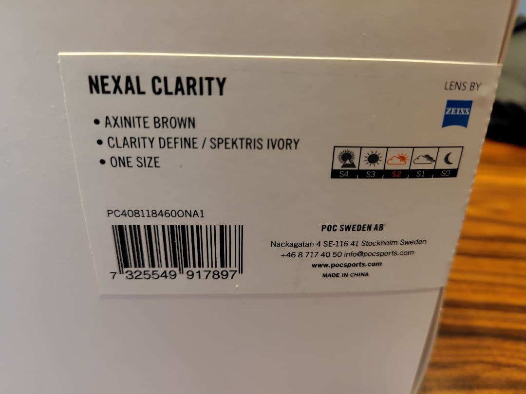 POC NEXAL Clarity ASIAN FIT ゴーグル 日本正規品