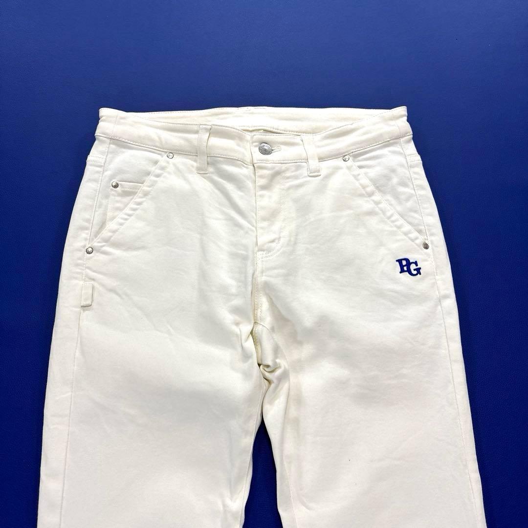 パーリーゲイツ　1/M ロングパンツ　オールシーズン ホワイト　レディース