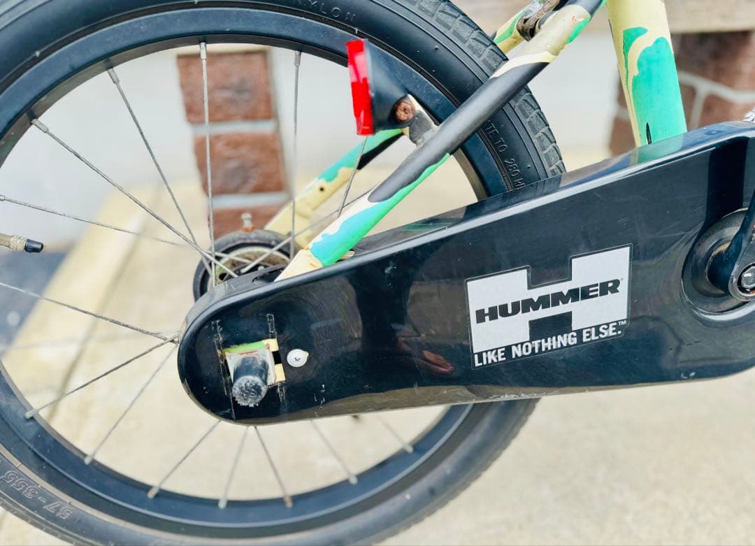 【引取希望】﻿HUMMER(ハマー)キッズ 18インチ 迷彩柄 子供用自転車