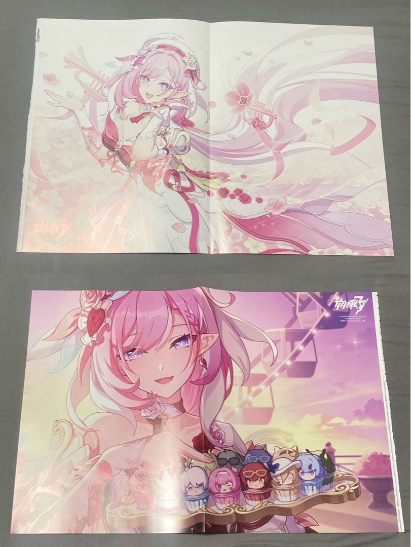 崩壊3rd エリシア PASH 12月号 応募者特典 ハート缶バッジ