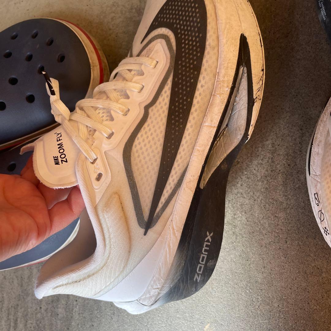 Nike Zoom Fly スパイクシューズ ホワイト/ブラック