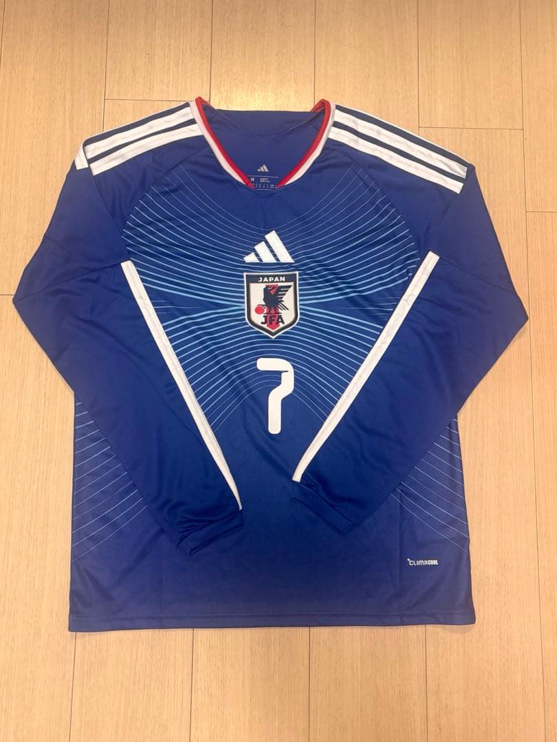 超激レア！！日本代表ユニフォーム2026長袖モデル 三苫　薫　Mサイズ