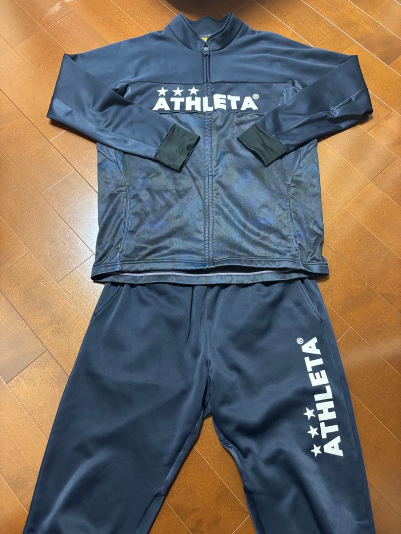 ATHLETA ダークブルー ジャージセット　Ｏ