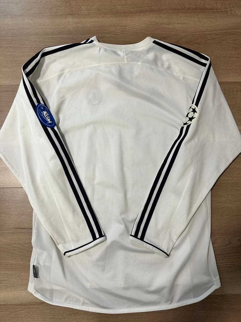 2003-2004レアル・マドリード adidas ホワイトシャツ Oサイズ