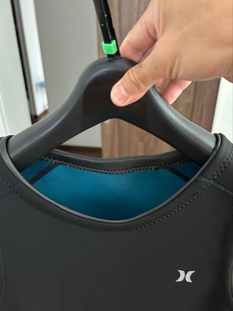 Hurley ロングジョン 黒 ノースリーブ　L size